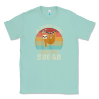 Seafoam womens my favorite people call me sugar cute sloth lover grandma Classic Tee - linhVisuals