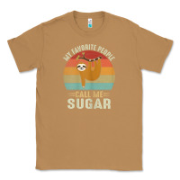 Toasted Coconut womens my favorite people call me sugar cute sloth lover grandma Classic Tee - linhVisuals
