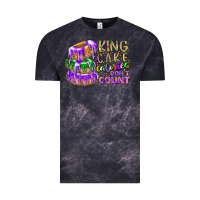 Cloud Black king cake calories dont count Vintage Tee - RacoonDesign