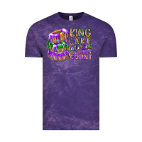 Cloud Purple king cake calories dont count Vintage Tee - RacoonDesign