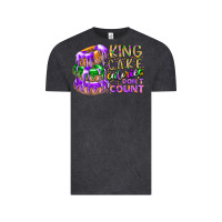 Vintage Black king cake calories dont count Vintage Tee - RacoonDesign