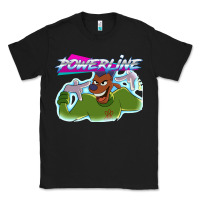 Black powerline Classic Tee - linhVisuals