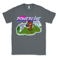 Charcoal Heather powerline Classic Tee - linhVisuals