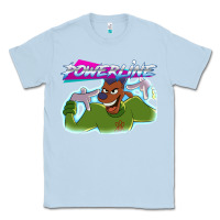 Dusty Blue powerline Classic Tee - linhVisuals