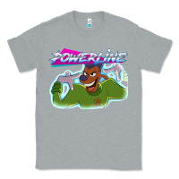 Heather Grey powerline Classic Tee - linhVisuals