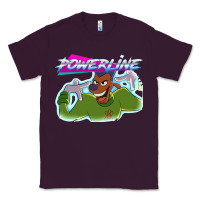 Plum powerline Classic Tee - linhVisuals