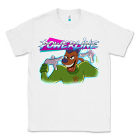 White powerline Classic Tee - linhVisuals