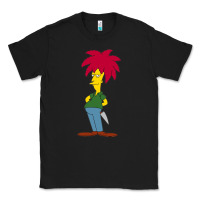 Black simpson Classic Tee - linhVisuals