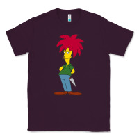 Plum simpson Classic Tee - linhVisuals