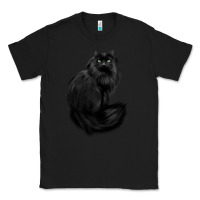 Black black cat Classic Tee - linhVisuals