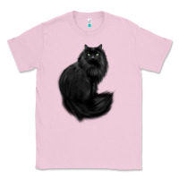 Bubblegum Pink black cat Classic Tee - linhVisuals