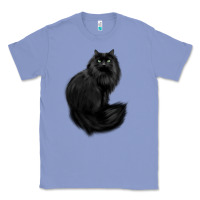 Colony Blue black cat Classic Tee - linhVisuals