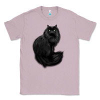 Lilac black cat Classic Tee - linhVisuals