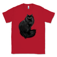 Red black cat Classic Tee - linhVisuals