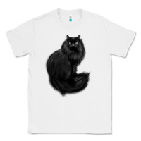 White black cat Classic Tee - linhVisuals