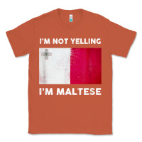 Copper i'm not yelling i'm maltese shirt  malta flag t shirt Classic Tee - linhVisuals