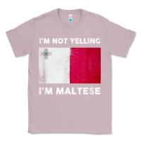 Lilac i'm not yelling i'm maltese shirt  malta flag t shirt Classic Tee - linhVisuals