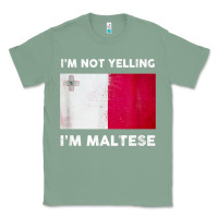 Sage i'm not yelling i'm maltese shirt  malta flag t shirt Classic Tee - linhVisuals