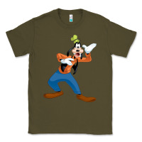 Army Green goofy Classic Tee - linhVisuals