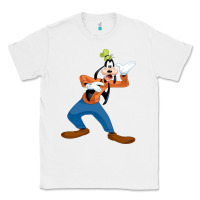 White goofy Classic Tee - linhVisuals