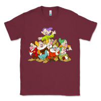 Burgundy grumpy dopey dwarf Classic Tee - linhVisuals