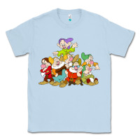 Dusty Blue grumpy dopey dwarf Classic Tee - linhVisuals
