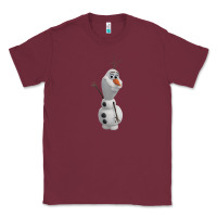 Burgundy olaf Classic Tee - linhVisuals