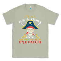 Matcha it's all fun & games until someone needs an eyepatch pirate t shirt Classic Tee - linhVisuals