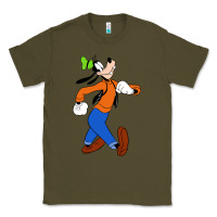 Army Green goofy Classic Tee - linhVisuals