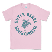 Bubblegum Pink jcombs outer banks, nc, sea turtle hoodie Classic Tee - linhVisuals