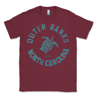 Burgundy jcombs outer banks, nc, sea turtle hoodie Classic Tee - linhVisuals
