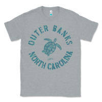 Heather Grey jcombs outer banks, nc, sea turtle hoodie Classic Tee - linhVisuals