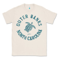 Natural jcombs outer banks, nc, sea turtle hoodie Classic Tee - linhVisuals