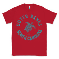 Red jcombs outer banks, nc, sea turtle hoodie Classic Tee - linhVisuals
