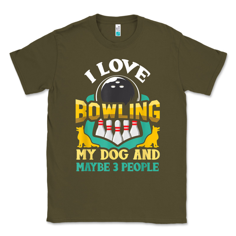 Bowling Shirt Funny Dog Lover Quote Bowler Gift T Shirt Classic Tee by linhVisuals | Teevron