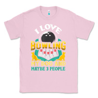 Bubblegum Pink bowling shirt funny dog lover quote bowler gift t shirt Classic Tee - linhVisuals