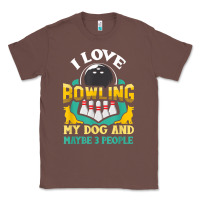 Chestnut bowling shirt funny dog lover quote bowler gift t shirt Classic Tee - linhVisuals