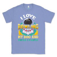 Colony Blue bowling shirt funny dog lover quote bowler gift t shirt Classic Tee - linhVisuals