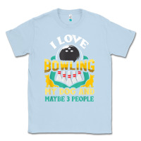 Dusty Blue bowling shirt funny dog lover quote bowler gift t shirt Classic Tee - linhVisuals