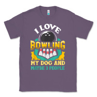 Lavender bowling shirt funny dog lover quote bowler gift t shirt Classic Tee - linhVisuals