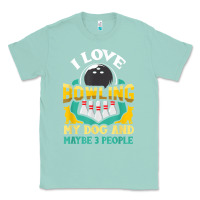 Seafoam bowling shirt funny dog lover quote bowler gift t shirt Classic Tee - linhVisuals