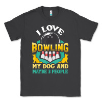 Smoke bowling shirt funny dog lover quote bowler gift t shirt Classic Tee - linhVisuals