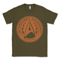 Army Green star fleet academy dropout stars trekie trek geek Classic Tee - linhVisuals
