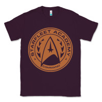 Plum star fleet academy dropout stars trekie trek geek Classic Tee - linhVisuals