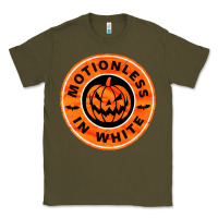 Army Green motionless in white hellowen Classic Tee - linhVisuals