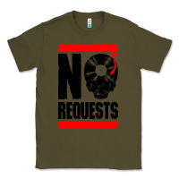 Army Green no requests dj turntable vinyl record Classic Tee - linhVisuals