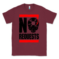 Burgundy no requests dj turntable vinyl record Classic Tee - linhVisuals