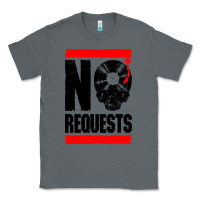 Charcoal Heather no requests dj turntable vinyl record Classic Tee - linhVisuals