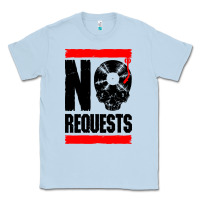 Dusty Blue no requests dj turntable vinyl record Classic Tee - linhVisuals