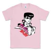 Bubblegum Pink josuke very bizarre Classic Tee - linhVisuals